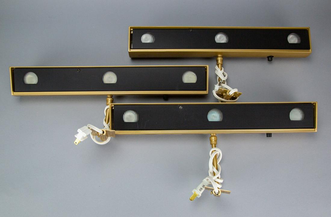 3 19 Inch 3-Light Dimmable Picture Lights: 3 19 Inch 3-Light Dimmable Picture Lights. 19 inches in length.