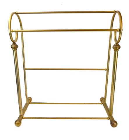 Vintage Victorian Style Brass Blanket stand (1 of 8)
