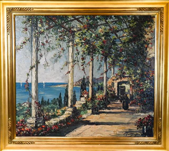 Leonid Gechtoff Impressionist Oil Painting Water (1 of 8)