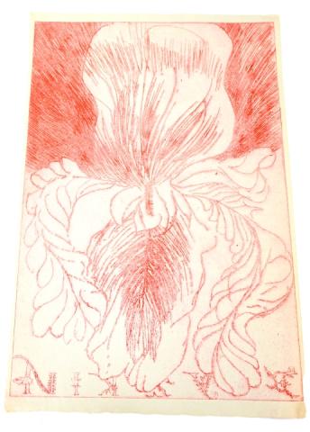Leonard Baskin Unframed Engraving of Iris (1 of 8)