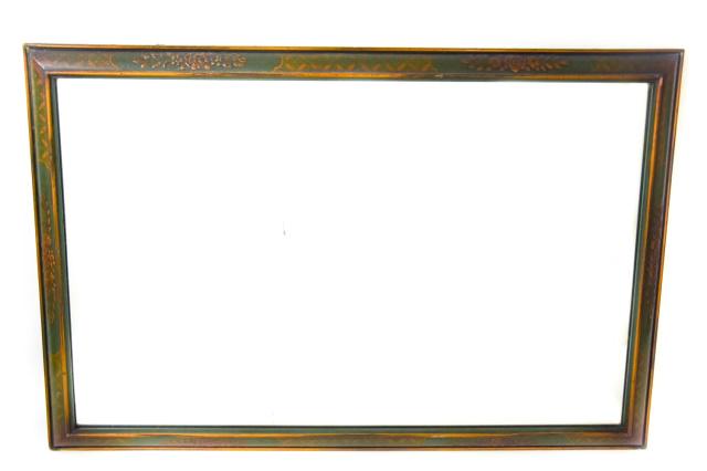 French Country Hand Painted Beveled Mirror (1 of 7)
