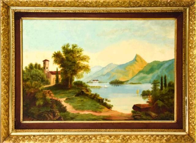 Antique American Landscape Oil Painting (1 of 6)