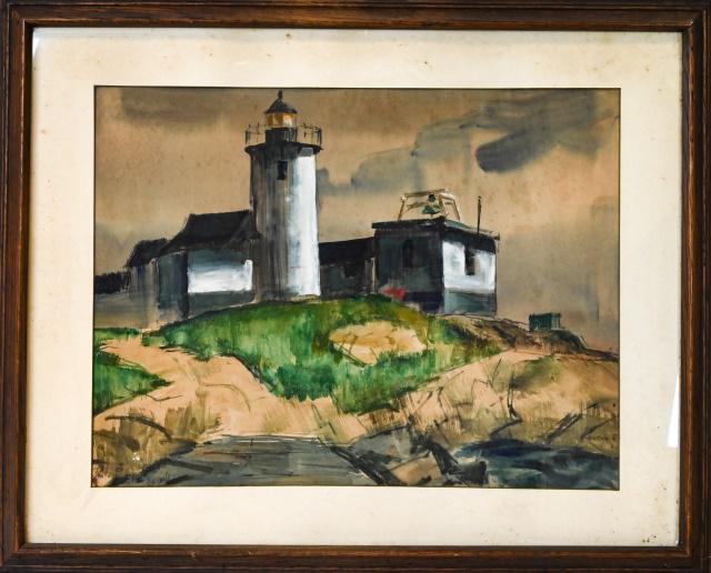 Framed Charles De Carlo Watercolor Painting (1 of 8)