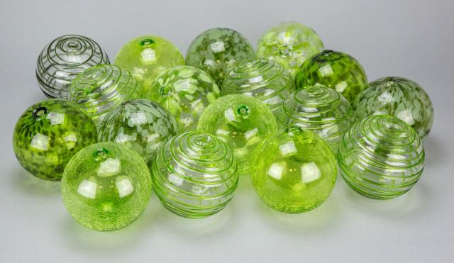 Collection Mexican Hand Blown Art Glass Balls (1 of 7)