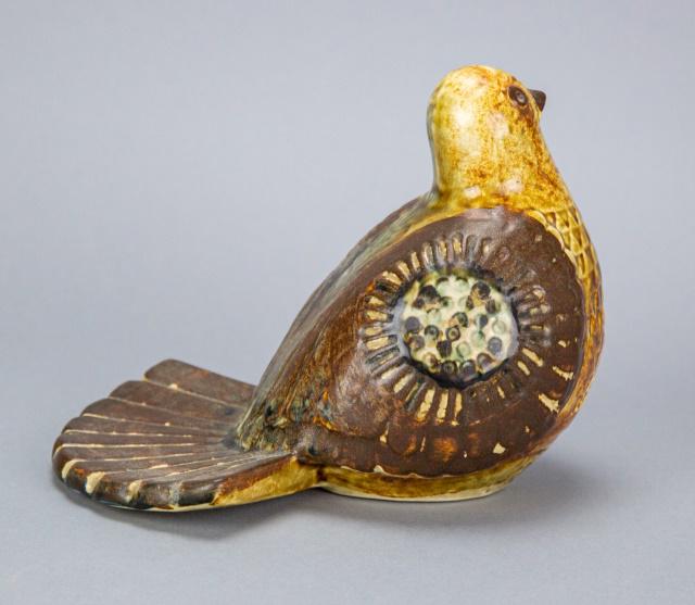 Joseph Simon Danish Pottery Bird Figurine: Joseph Simon Danish Pottery Bird Figurine.Measures 6 inches x 5 inches x 7 inches.