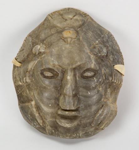 Aztec Hand Carved Stone Mask (1 of 6)