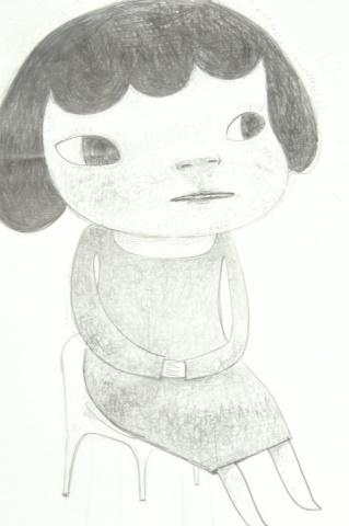 Signed Yoshitomo Nara "Young Mother" Poster (1 of 8)