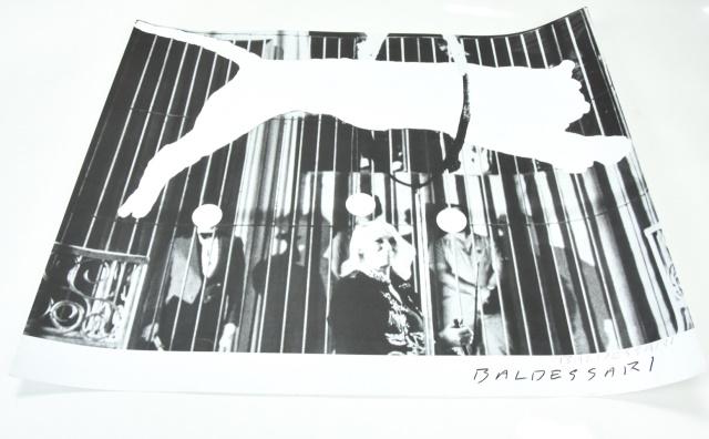 Signed Baldessari Tiger with No Stripes Lithograph (1 of 9)
