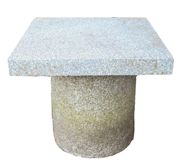 Outdoor Stone Pedestal Table (1 of 7)