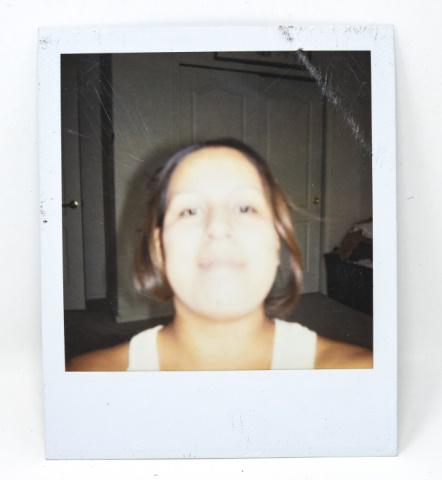 Andy Warhol Polaroid - Estate of Andy Warhol: Andy Warhol Polaroid - Estate of Andy Warhol. Polaroid by Andy Warhol. Stamped and authenticated from The Estate of Andy Warhol on backside. Measures 4.25 inches x 3 3/8 inches.