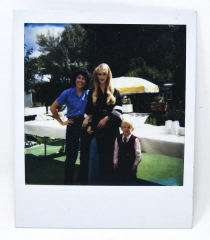Andy Warhol Polaroid - Estate of Andy Warhol: Andy Warhol Polaroid - Estate of Andy Warhol. Polaroid by Andy Warhol. Stamped and authenticated from The Estate of Andy Warhol on backside. Measures 4.25 inches x 3 3/8 inches.