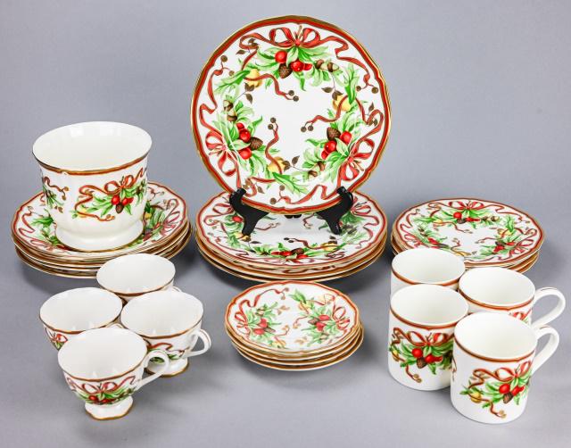 Tiffany & Co. "Tiffany Holiday" Porcelain for 4 (1 of 10)