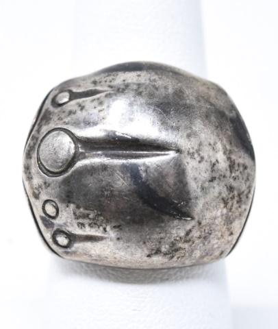 Hand Made Chunky Sterling Silver Ring (1 of 5)