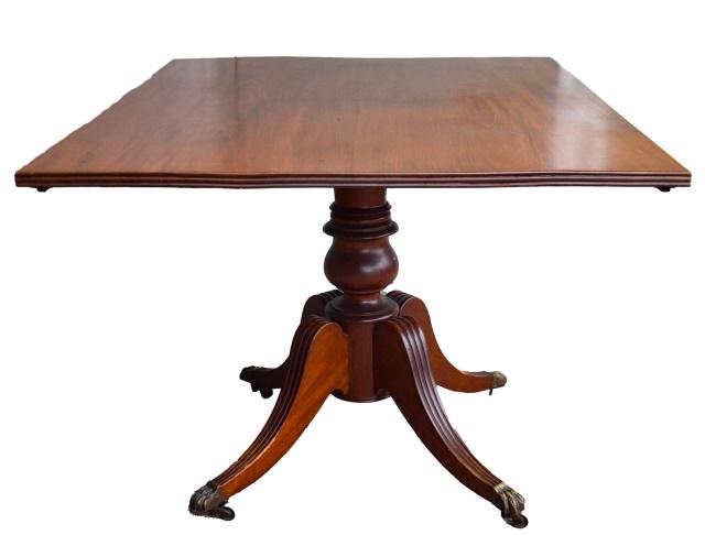 English Mahogany Hand Carved Breakfast Table (1 of 5)