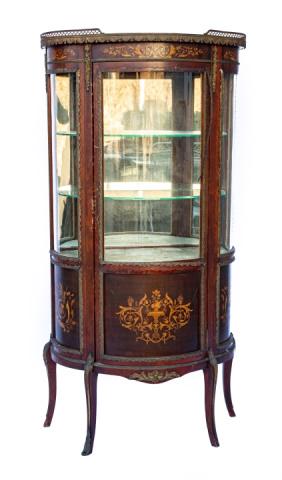 French Louis XV Style Vitrine Glazed  Cabinet (1 of 6)