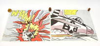 Signed Lichtenstein "Whaam!" Offset Lithograph