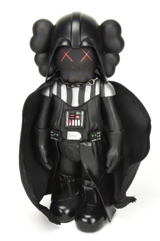 Kaws Dark Vader Black Companion Figure w Box (1 of 9)