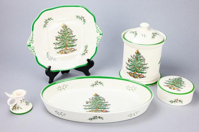 Collection Spode "Christmas Tree" Serving Pieces (1 of 7)