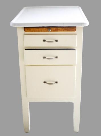 Vintage White Painted Kitchen Cabinet (1 of 7)