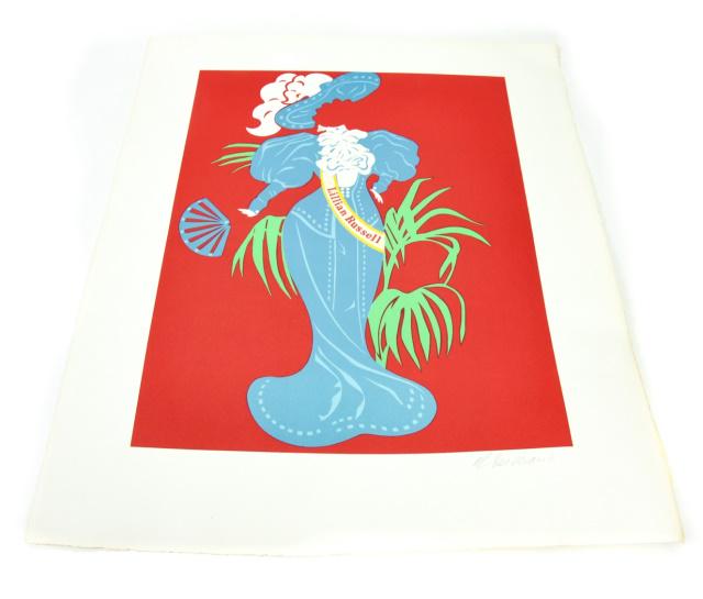 Signed Robert Indiana "Lillian Russell" Lithograph (1 of 8)