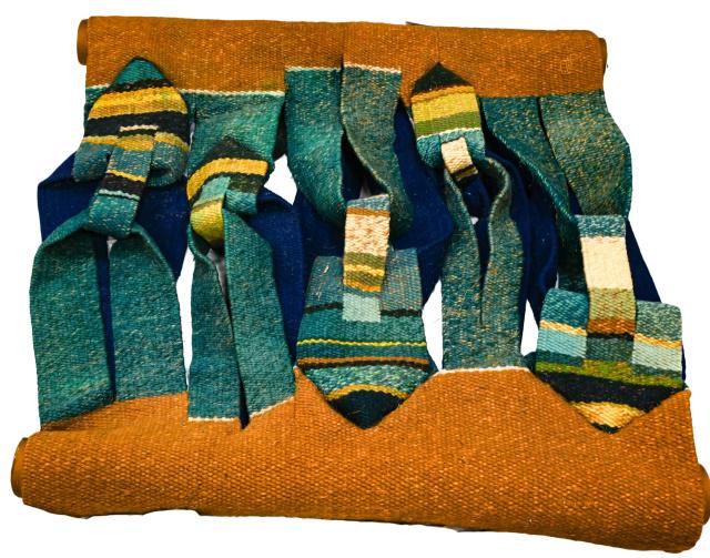 Mid C Douchez - Nicola Sculptural Textile Tapestry (1 of 8)