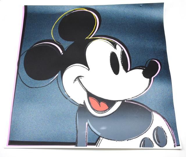 Andy Warhol "Mickey Mouse" Silkscreen (1 of 8)