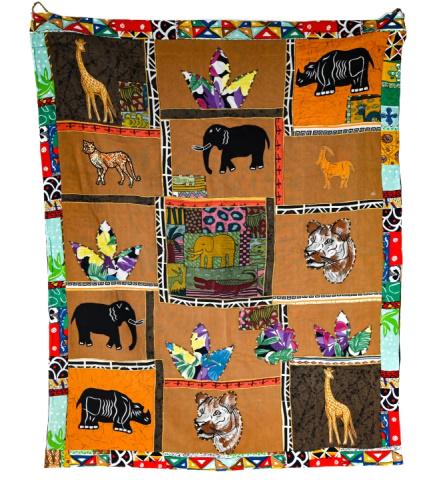 African Makutu Patchwork Quilted Wall Hanging (1 of 8)