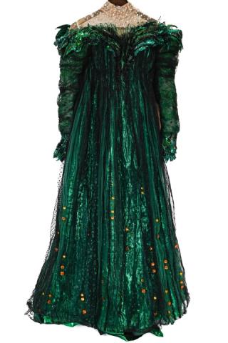 Bob Mackie Couture Hollywood Custom Made Gown: Bob Mackie Couture Hollywood Custom Made Gown Worn By Betsey Palmer at Bell Witch Premier in 2005, Includes Photos of Actress in Gown, and Copies of the Original Mackie Concept Drawings of the Gown. B