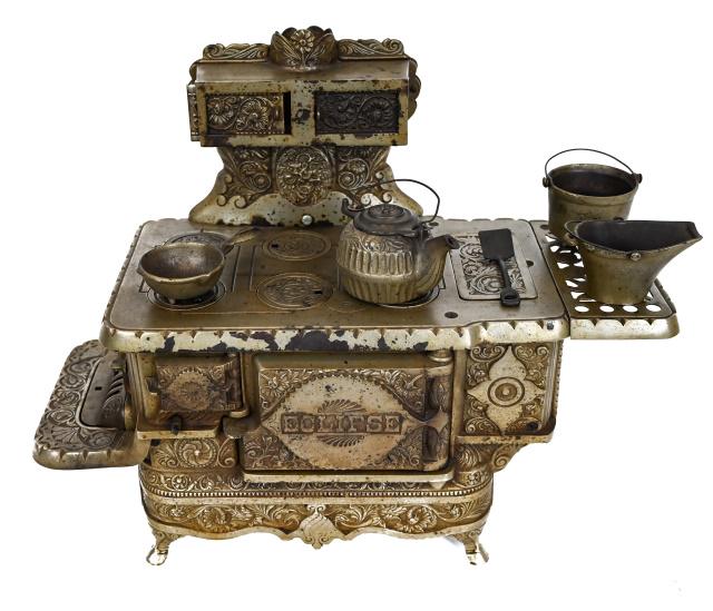 Antique 19th C Eclipse Coal Stove Salesman Sample (1 of 10)