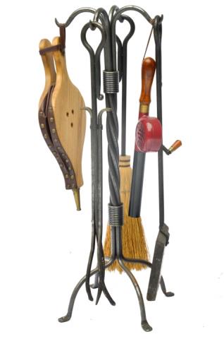 Wrought Iron Fireplace Tool Set (1 of 4)