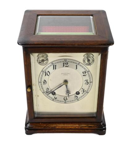 Antique Penlington & Batty of Liverpool Clock: Antique Mahogany Penlington & Batty of Liverpool Mantel Clock.Measures 10 inches x 7.75 inches x 7 inches.