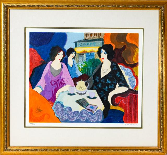 Itzchak Tarkay Framed Serigraph "Normandy III" (1 of 9)