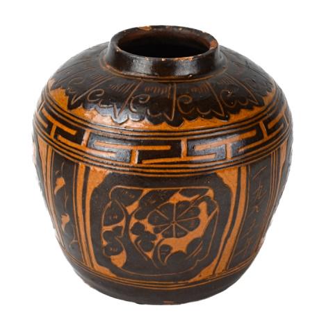 Antique Shanxi Chinese Stoneware Ginger Jar (1 of 9)