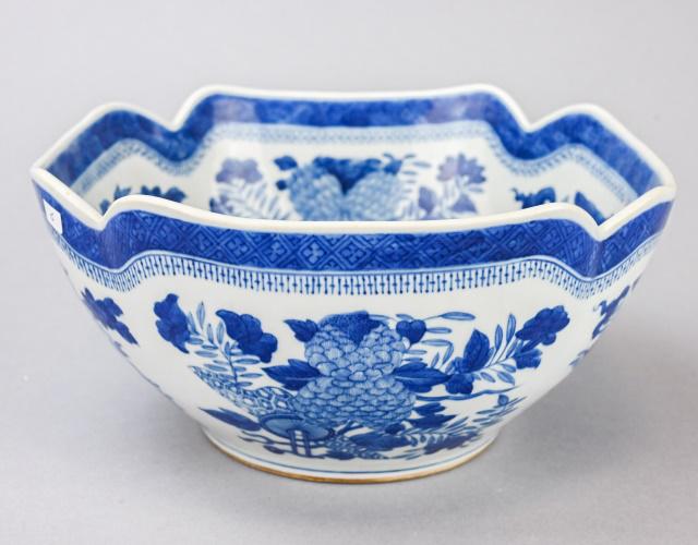 Antique Fitzhugh Porcelain Blue & White Bowl (1 of 10)