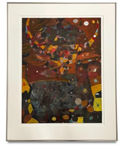 Tesfaye Tessema Acrylic On Paper, Signed And Dated (1 of 5)