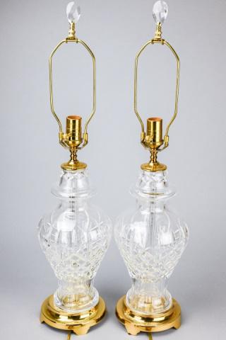 Pair Waterford Crystal Table Lamps (1 of 10)