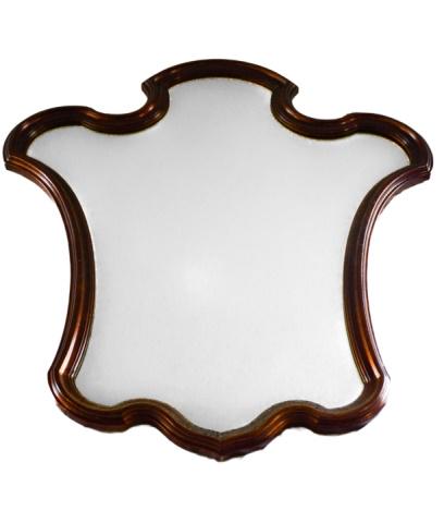 Union National Carved Walnut Wall Mirror (1 of 8)