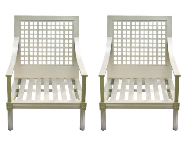 Pair Janus et Cie Quadratl Lounge Chairs (1 of 8)