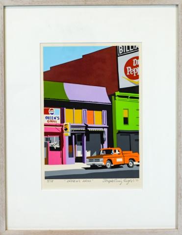 Joseph Craig English Framed Silkscreen Print 1977 (1 of 9)