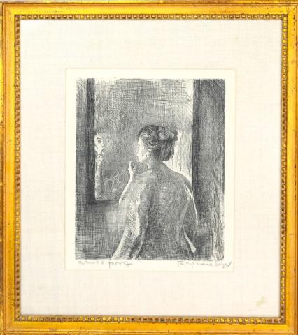 Raphael Soyer Etching Artists Proof "Lipstick" (1 of 7)