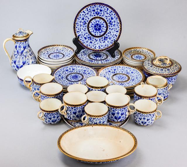 Antique Royal Crown Derby Lily Porcelain Service (1 of 14)