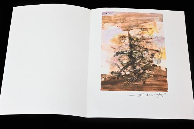 Pencil Signed Zao Wou Ki "Aquarelle 6" Print (1 of 11)