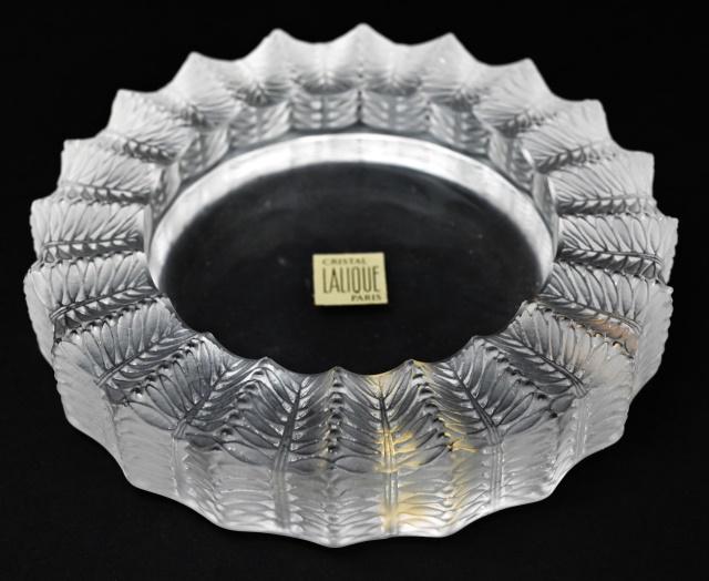 Lalique Crystal Jamaique Ashtray or Trinket Dish (1 of 9)