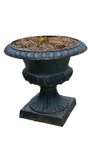 French Style Cast Iron Urn Outdoor Planter Pot (1 of 7)