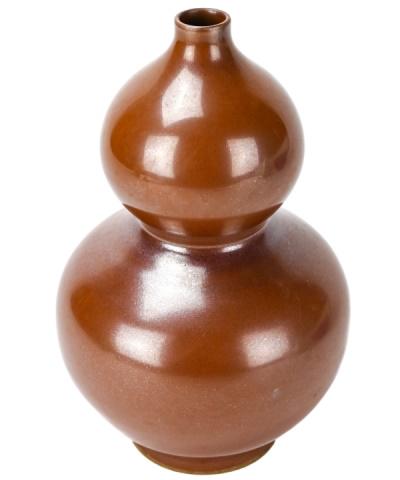 Yingzeng Purple Glazed Double Gourd Vase (1 of 8)