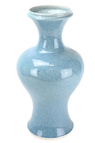 Barthold John Copper Glazed Blue Baluster Vase (1 of 9)
