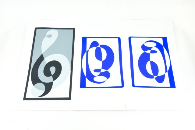 3 Josef Albers Screenprints from Formulation (1 of 8)