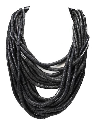 African Baule Trade Bead & Horn Choker (1 of 8)