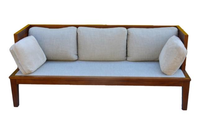 Mid Century Modern Danish Box Sofa (1 of 9)