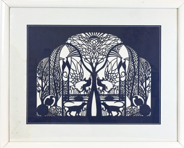 Vytynanka Wildlife Paper Cutting Framed (1 of 8)